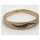 10k gold & diamond wedding ring
