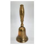 Large brass hand bell