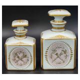 French porcelain bottles