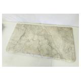 Antique marble top w ogee edge