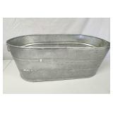 Galvanized tub