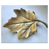 Hampton Virginia brass leaf
