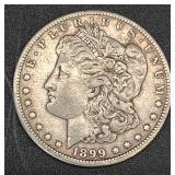 1899 O Morgan silver dollar