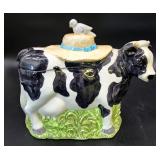 Cow cookie jar small crack