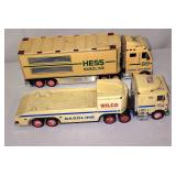 Hess & Wilco trucks