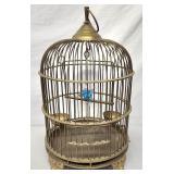 Fancy brass bird cage + bonus