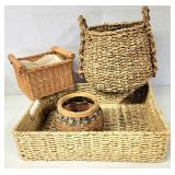 Baskets seagrass etc.