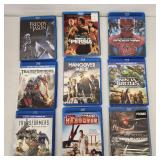 Lot bluray dvds