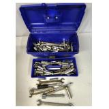 Toolbox w many sockets & wrenches