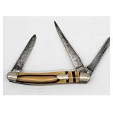 Schrade USA 3 blade folding knife