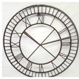 Heavy metal clock decoration