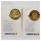Unocal Dodgers uniforms pins