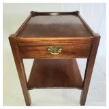 Mahogany end table