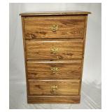 Pressed wood chest of drawers