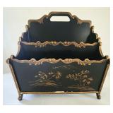 Petite chinoiserie magazine rack