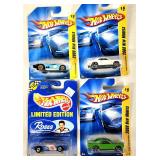 4 nos hotwheels cars