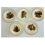 Gorham wildlife dinner plates