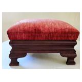 Ogee bracket foot mahogany foot stool