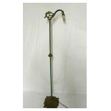 Antique art deco iron floor lamp