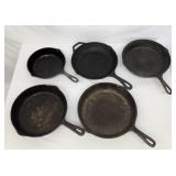 Cast iron frying pans Lodge etc