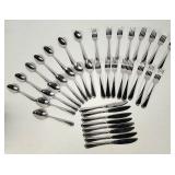 Hampton silversmiths stainless flatware