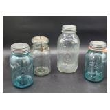 Vintage canning jars