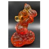 Liuli Gongfang art glass crystal squirrel