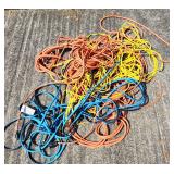 Lot of dropcords for repair or scrap