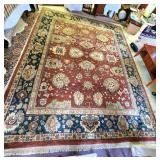 Room size hand made wool rug  10