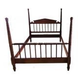 Solid mahogany full sized Jenny Lind bed