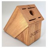 Cutco oak knife block