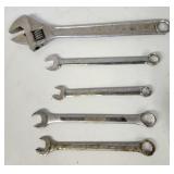 Large wrenches w 24" adjustable