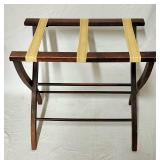 Vintage wooden luggage stand
