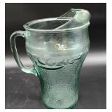 Coca Cola glass pitcher