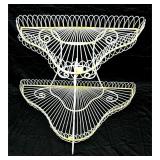Unique vintage metal plant stand
