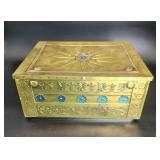 Unique hinged lid tin