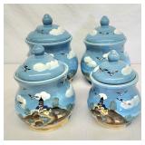 Beachy canister set exc