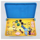 Earrings & earring container