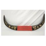 Phillipine carved buffalo horn