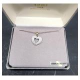 Sterling silver diamond accent necklace