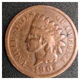 1902 Indian Head penny