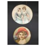 Antique victorian flue covers