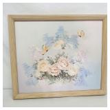 Floral oil painting 23"h x 26"w