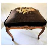 Antique unique French carved stool