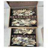 Large lot random silverplate flatware