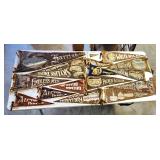 Lot of antique felt pennants
