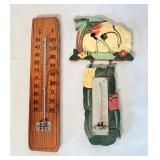 Wopden thermometers