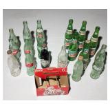 Glass soda bottles