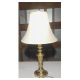 Vintage brass lamp lions head