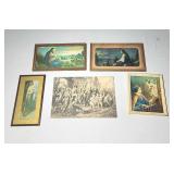 Lot of vintage prints mainly religious